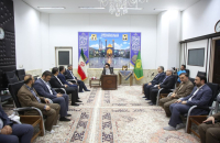 آیین اذن خدمت شهردار قم در حرم مطهر برگزار شد 